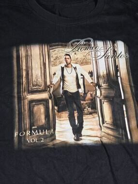 Romeo Santos Formula Vol 2 T-Shirt Bachata Black S
